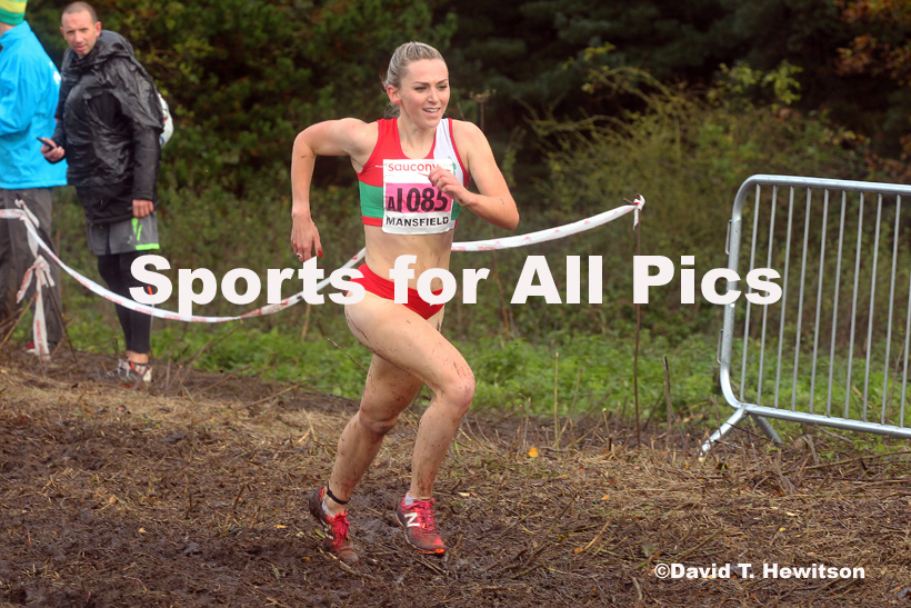 Senior women, National Cross Country Relay Champs., Berry Hill Park, Mansfield.  Photo: David T. Hewitson/Sports for All Pics